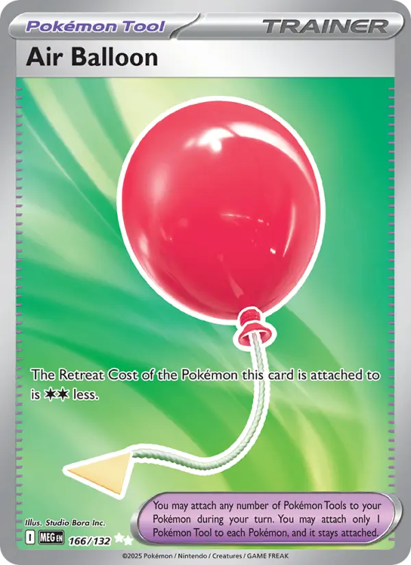 Carte Pokémon Ballon #166 — Méga-Évolution