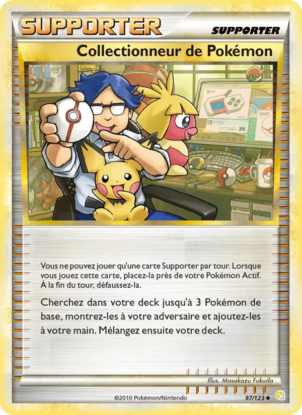 Carte Pokémon Collectionneur de Pokémon #97 — HeartGold SoulSilver