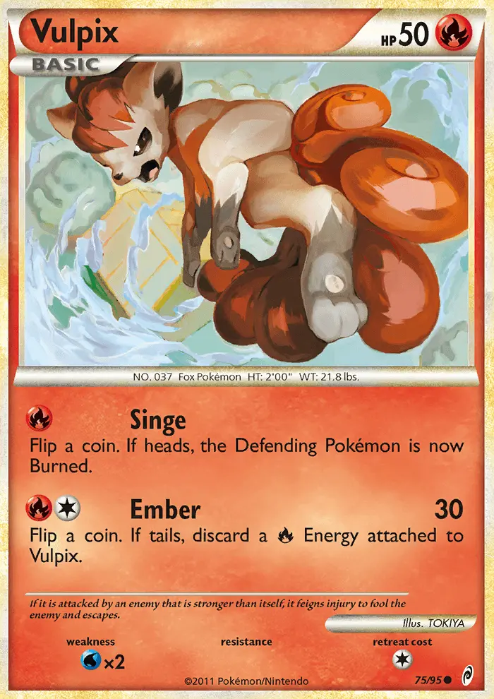Carte Pokémon Goupix #75 — L'Appel des Légendes