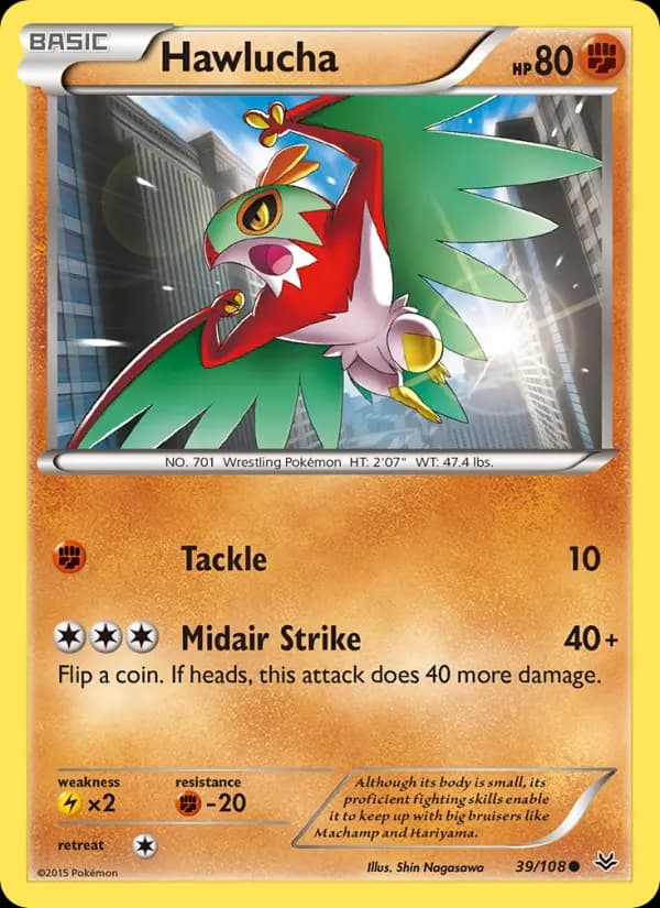 Hawlucha #39 — Roaring Skies