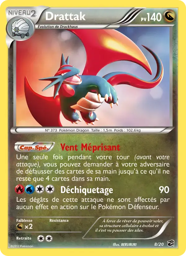 Carte Pokémon Drattak #8 — Coffre des Dragons