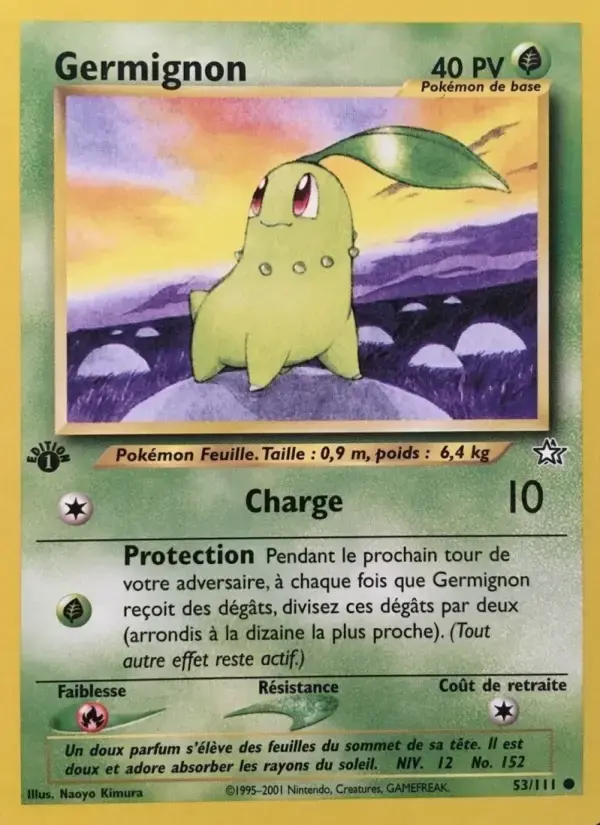 Carte Pokémon Germignon #53 — Neo Genesis