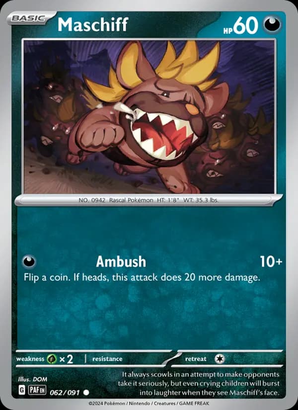 Maschiff #062 — Paldean Fates