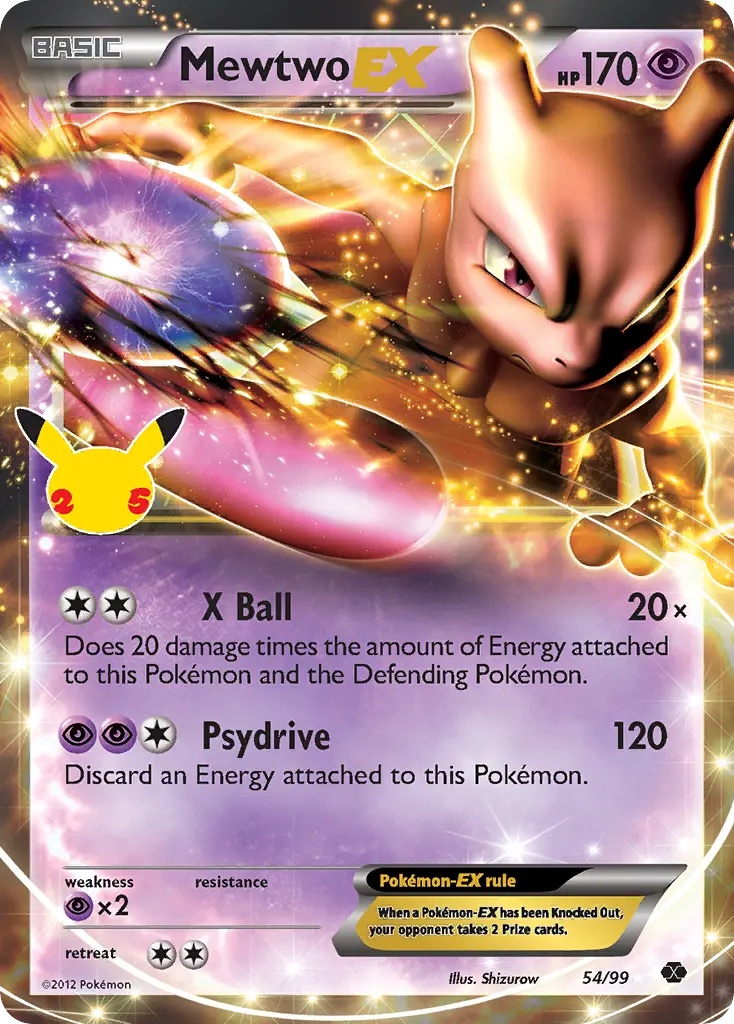 Mewtwo EX #47 — Celebrations