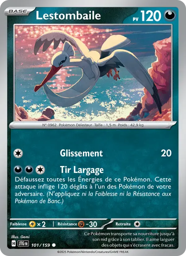 Carte Pokémon Lestombaile #101 — Aventures Ensemble