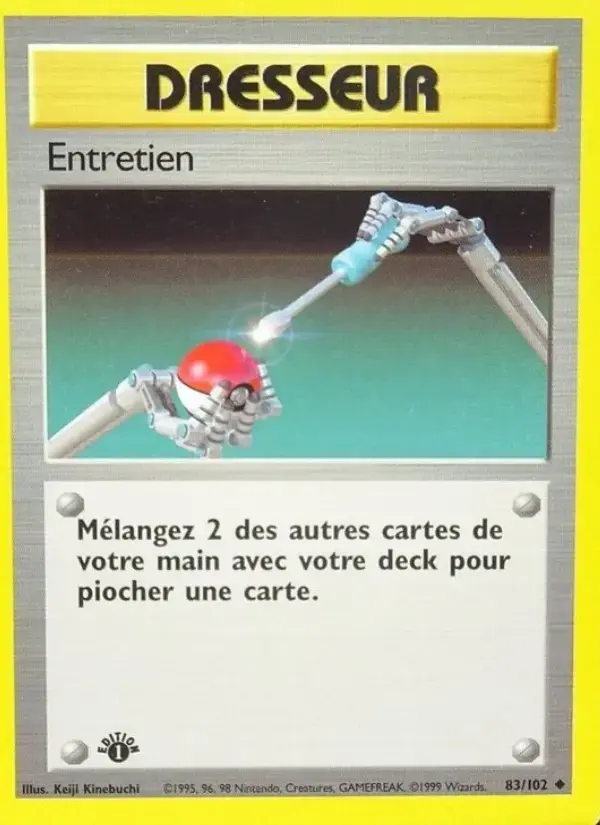 Carte Pokémon Entretien #83 — Set de Base
