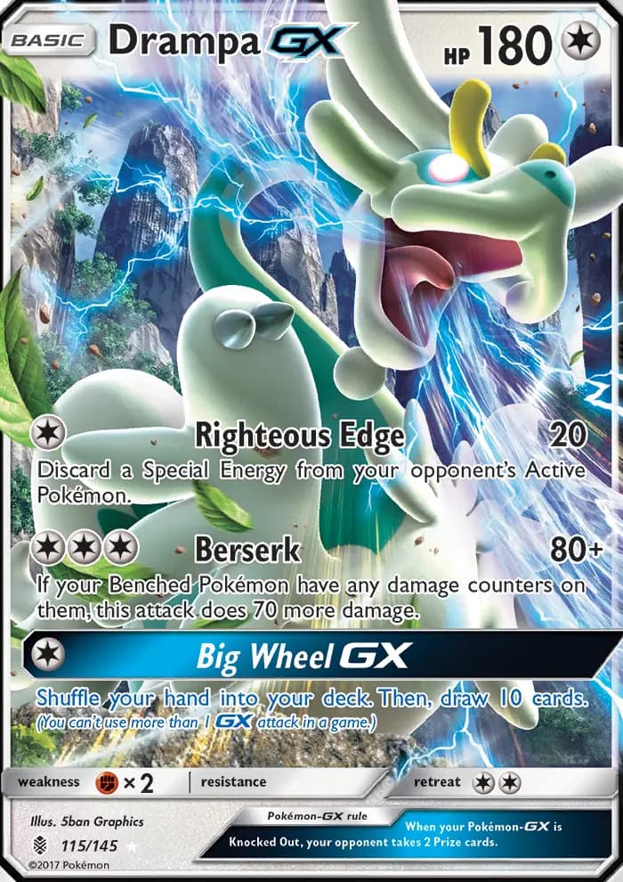 Drampa GX #115 — Guardians Rising