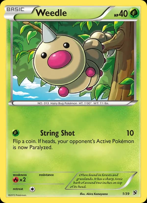 Weedle #1 — Kalos Starter Set