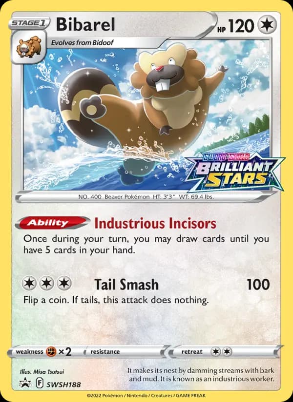 Bibarel #SWSH188 — Sword & Shield Promos