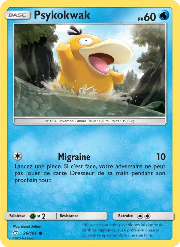 Carte Pokémon Psykokwak #26 — Duo de Choc