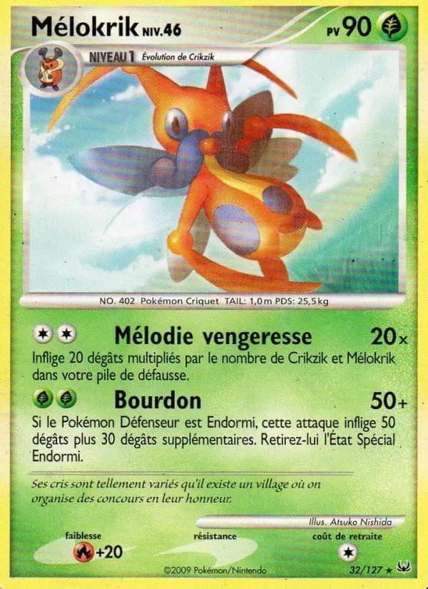 Carte Pokémon Mélokrik #32 — Platine