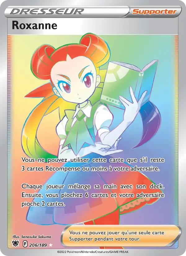 Carte Pokémon Roxanne #206 — Astres Radieux