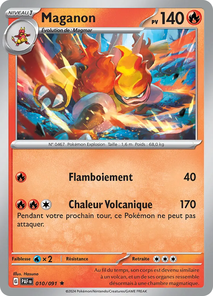 Carte Pokémon Maganon #010 Non Holo — Destinées de Paldea