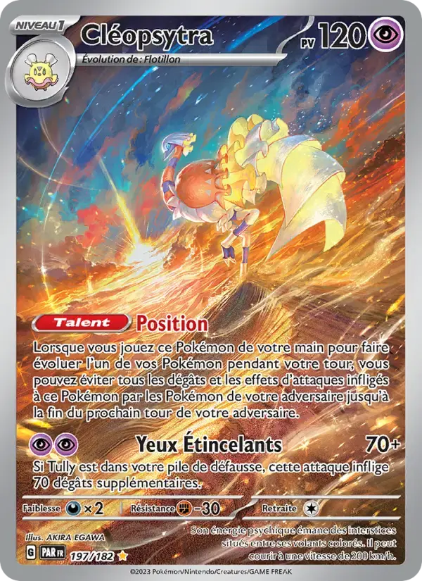 Carte Pokémon Cléopsytra #197 — Faille Paradoxe