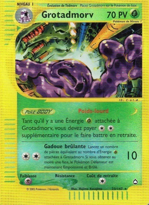 Carte Pokémon Grotadmorv #23 — Aquapolis