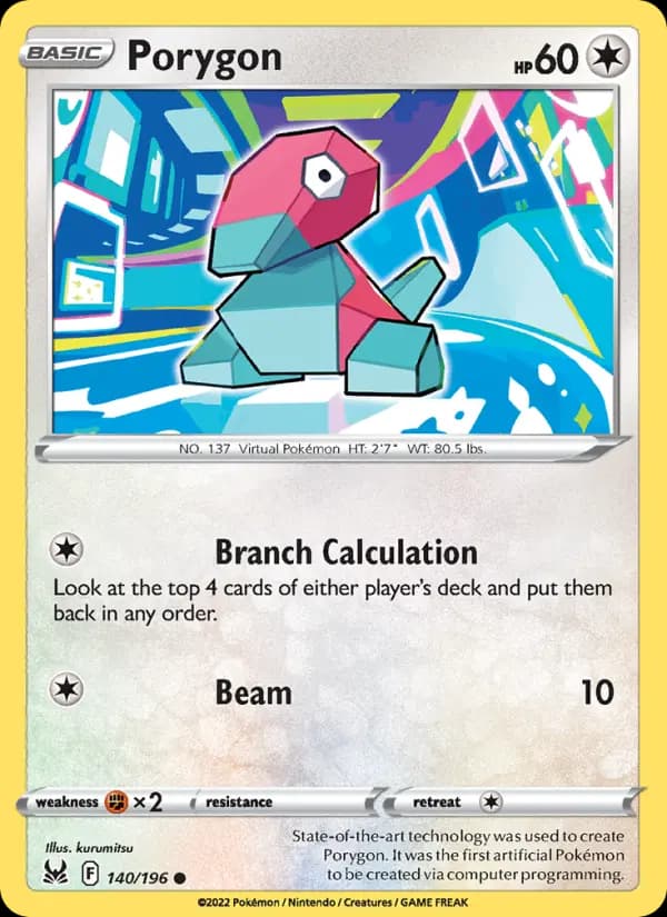 Porygon #140 — Lost Origin