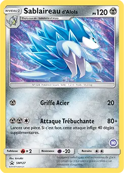 Carte Pokémon Sablaireau d’Alola #SM127 — Promos Soleil et Lune