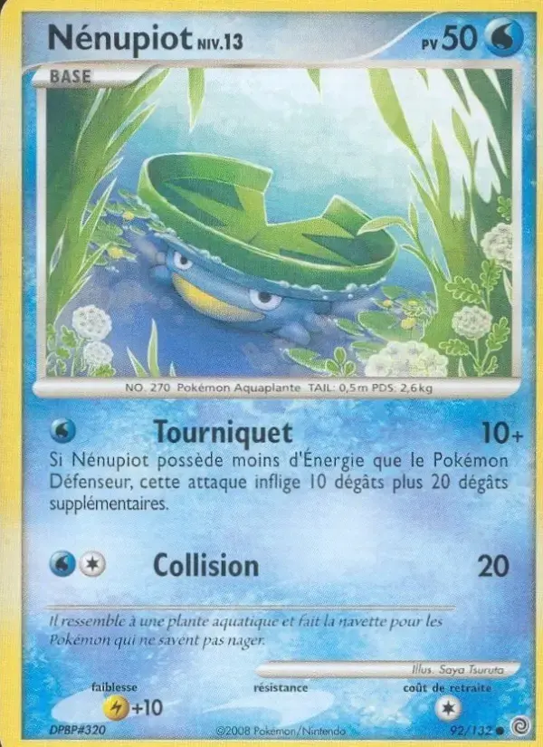 Carte Pokémon Nénupiot #92 — Merveilles Secrètes