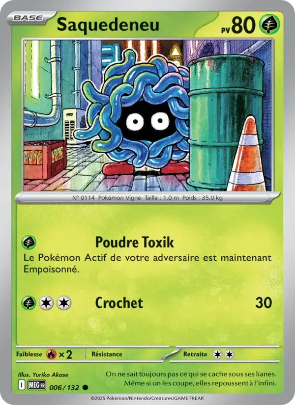 Carte Pokémon Saquedeneu #006 — Méga-Évolution