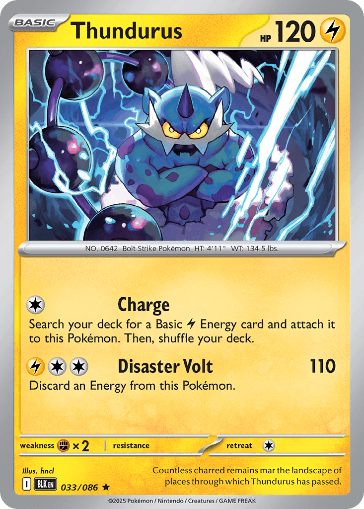 Carte Pokémon Fulguris #033 — Foudre Noire