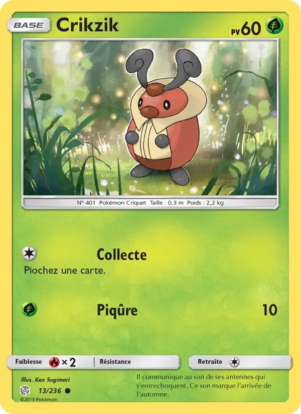Carte Pokémon Crikzik #13 — Éclipse Cosmique