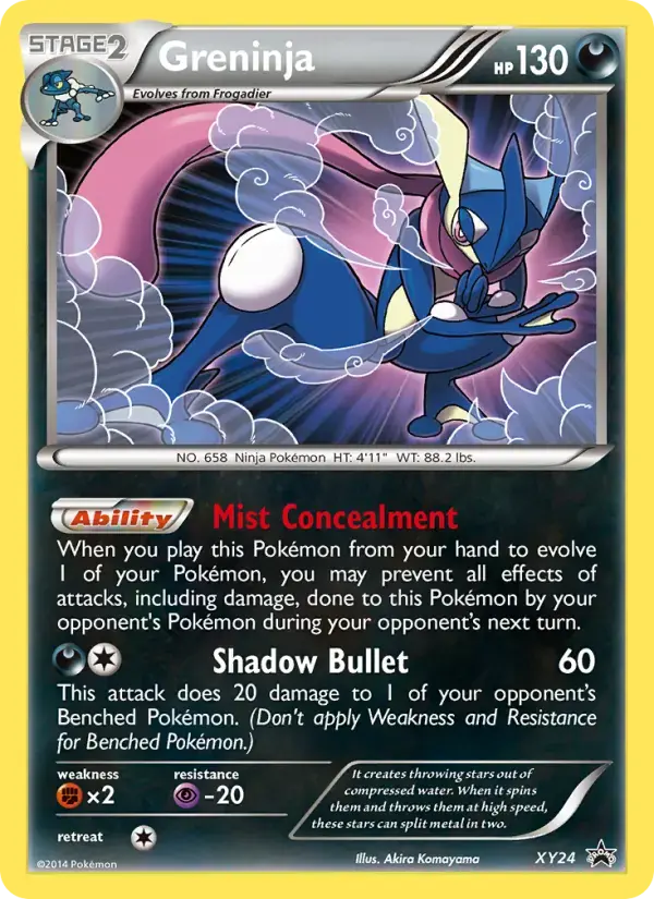 Carte Pokémon Greninja #XY24 — Promos X&Y