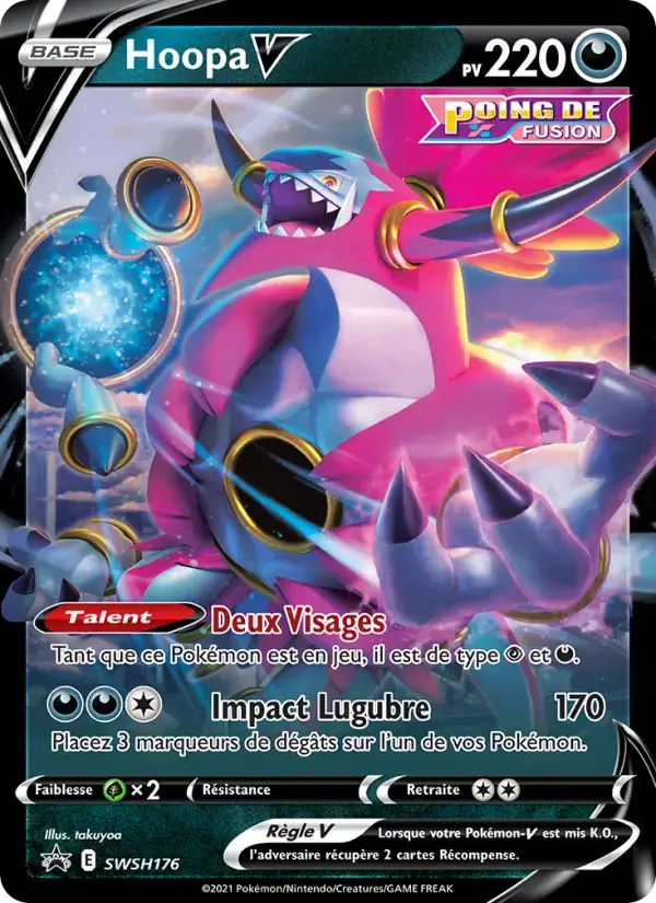 Carte Pokémon Hoopa V #SWSH176 — Promos Épée et Bouclier