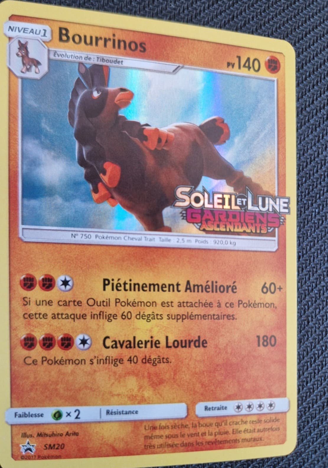 Carte Pokémon Bourrinos #SM20 — Promos Soleil et Lune