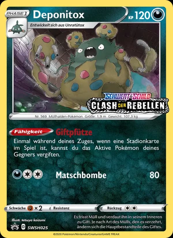Carte Pokémon Miasmax #SWSH025 — Promos Épée et Bouclier