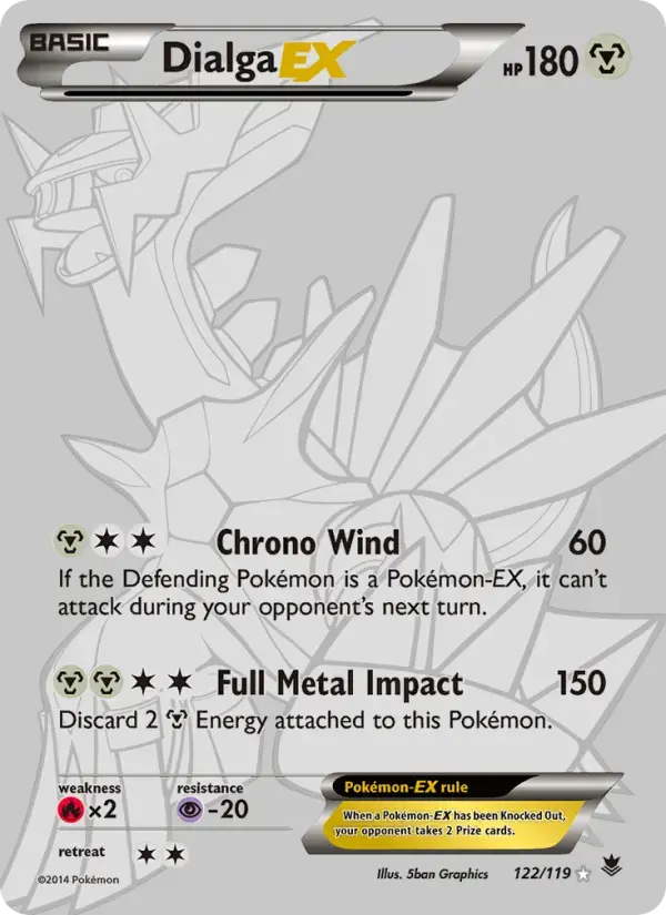 Dialga EX #122 — Phantom Forces
