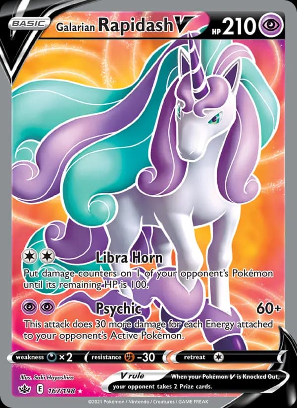 Galarian Rapidash V #167 — Chilling Reign