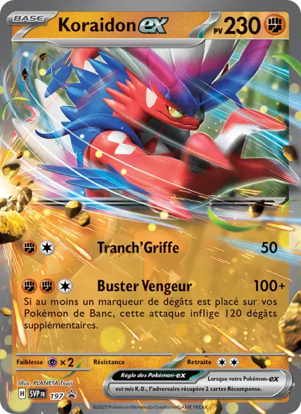 Carte Pokémon Koraidon-ex #197 — Promos Écarlate et Violet