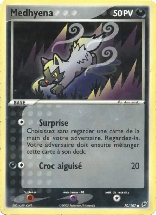 Carte Pokémon Medhyena #70 — Deoxys