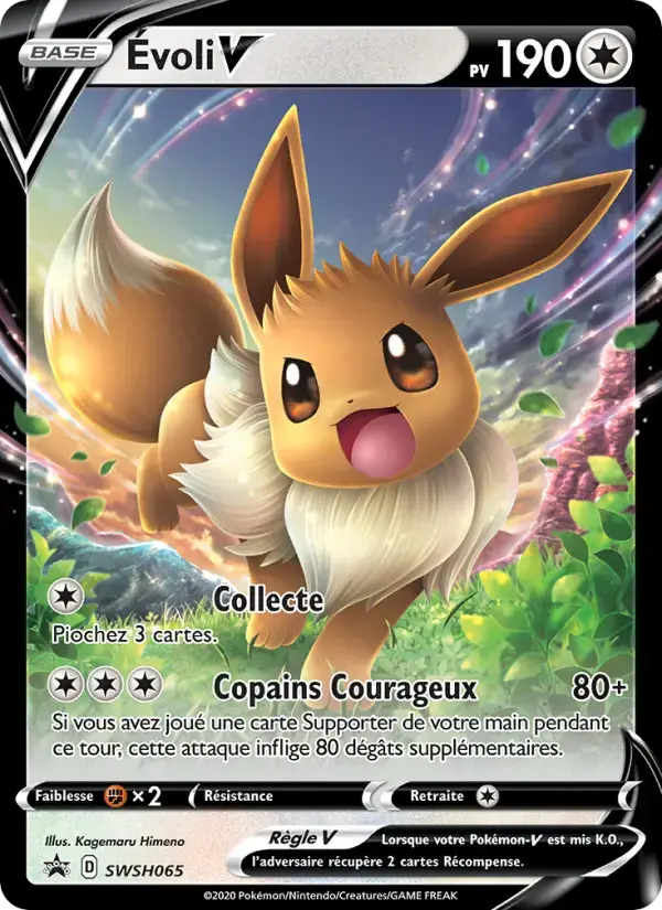 Carte Pokémon Évoli V #SWSH065 — Promos Épée et Bouclier