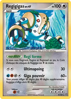 Carte Pokémon Regigigas #9 — Tempête