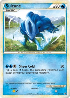 Carte Pokémon Suicune #HGSS21 — Promos HeartGold SoulSilver