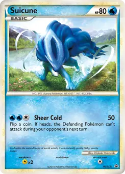 Carte Pokémon Suicune #HGSS21 — Promos HeartGold SoulSilver