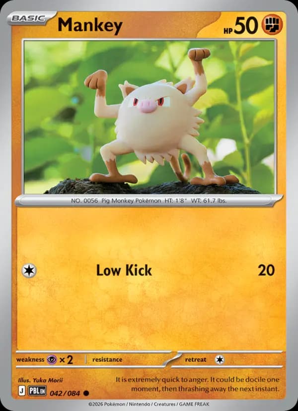 Mankey #042 — Pitch Black