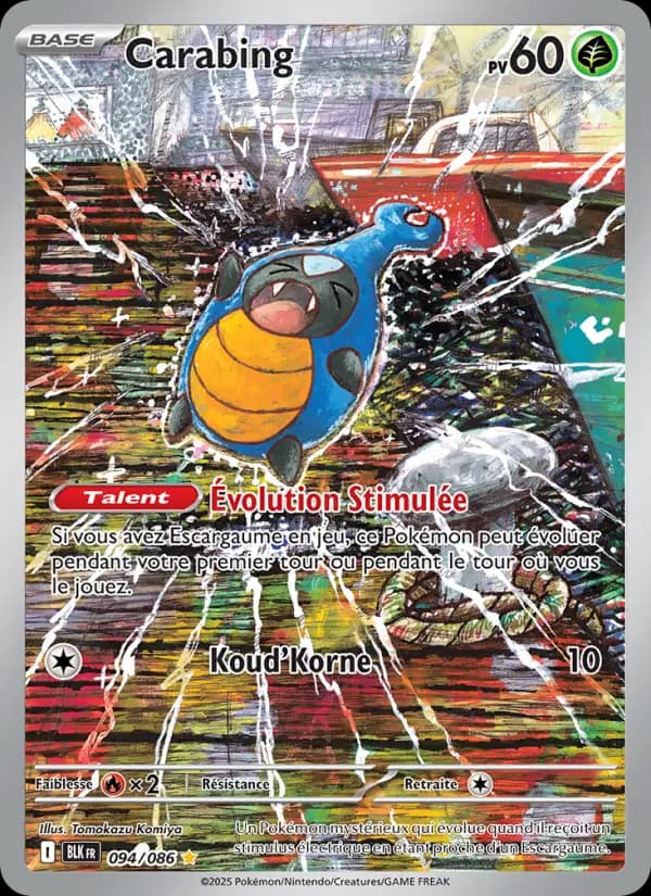 Carte Pokémon Carabing #094 — Foudre Noire