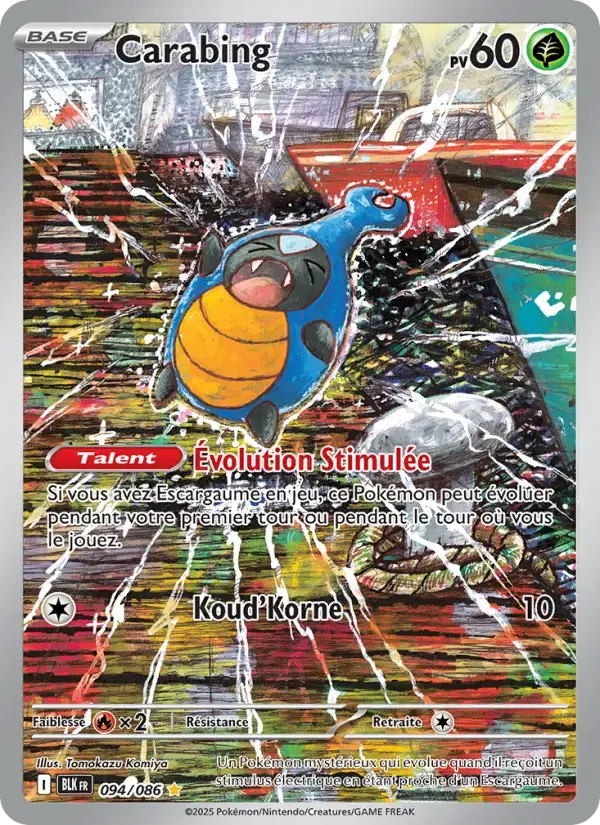 Carte Pokémon Carabing #094 — Foudre Noire