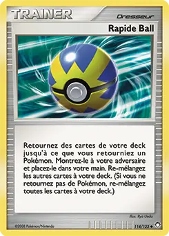 Carte Pokémon Rapide Ball #114 — Trésors Mystérieux