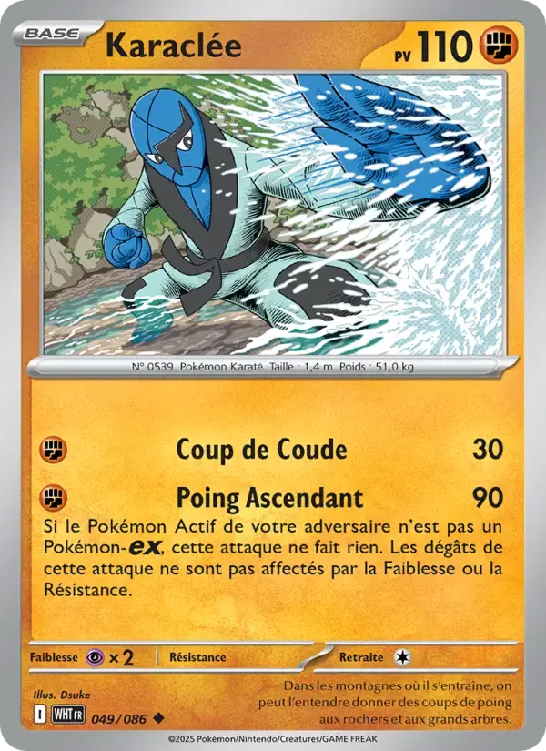 Carte Pokémon Karaclée #049 — Flamme Blanche