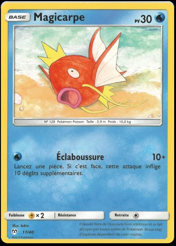 Carte Pokémon Magicarpe #17 — 2019 Promo McDonald's