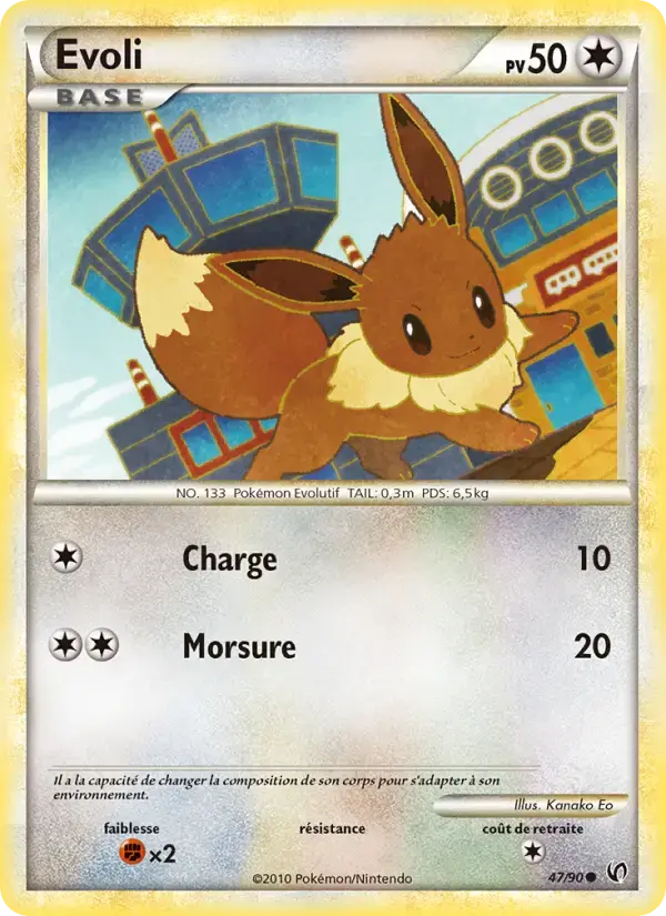 Carte Pokémon Evoli #47 — Indomptable