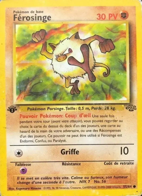 Carte Pokémon Férosinge #55 — Jungle