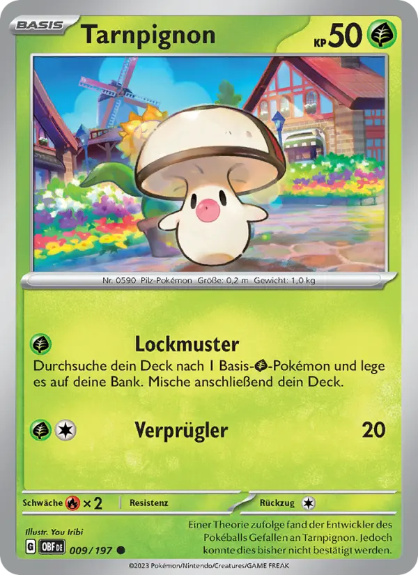 Carte Pokémon Trompignon #009 — Flammes Obsidiennes