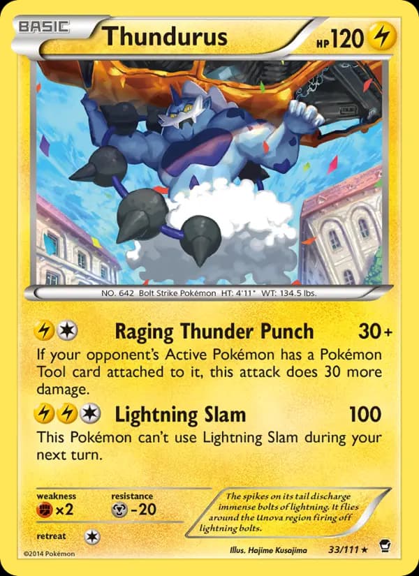 Thundurus #33 — Furious Fists