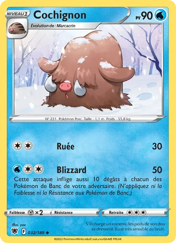 Carte Pokémon Cochignon #032 — Astres Radieux