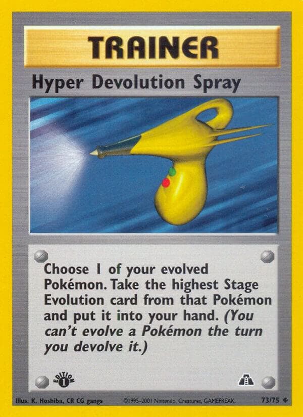 Hyper Devolution Spray #73 — Neo Discovery