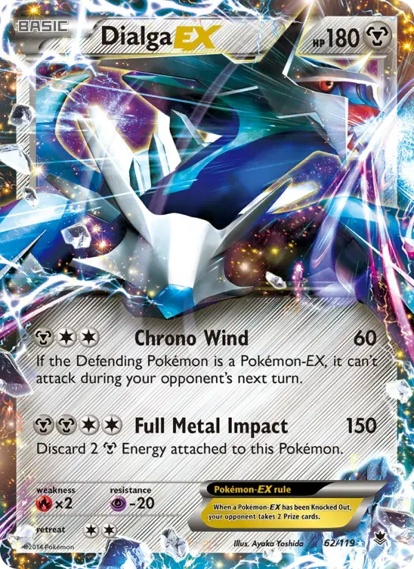 Dialga EX #62 — Phantom Forces